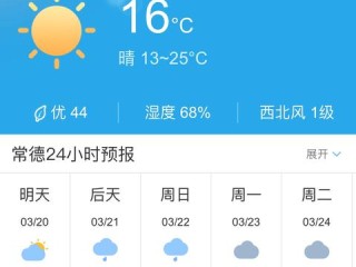 常德天气预报15天查询，掌握未来两周天气，出行生活早规划