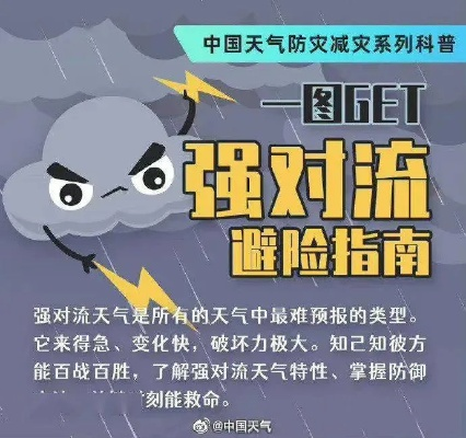 天气最新预警，强对流天气来袭，多地需防范暴雨、雷暴大风与冰雹